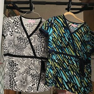 Women’s koi scrub tops